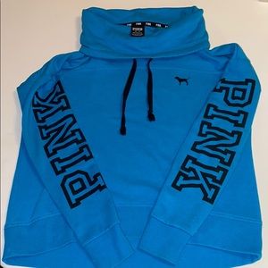*PINK Victoria Secrets Blue Pullover Hoodie*